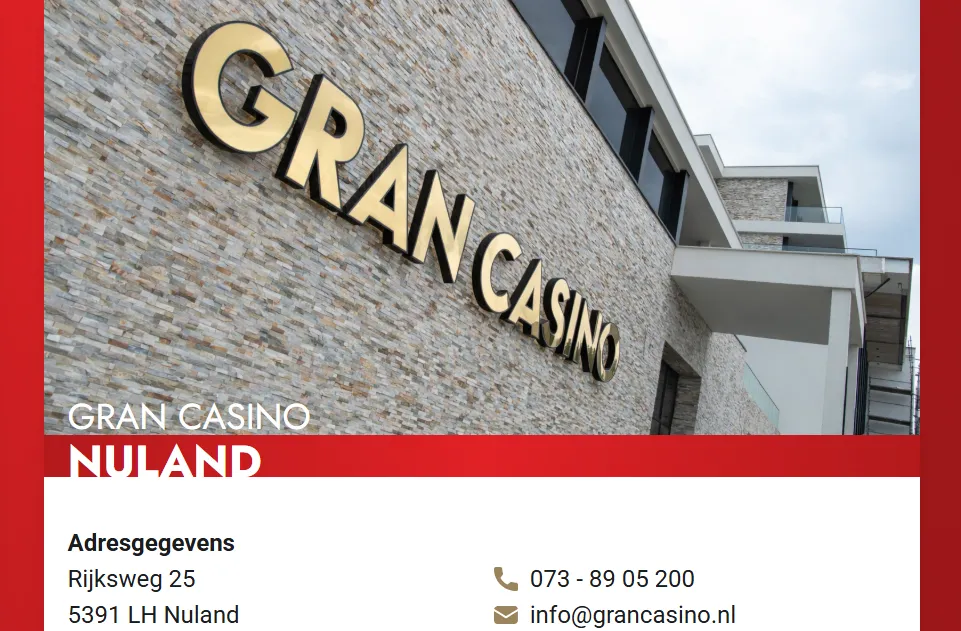 Officiële presentatie van de fysieke vestiging Gran Casino Nuland